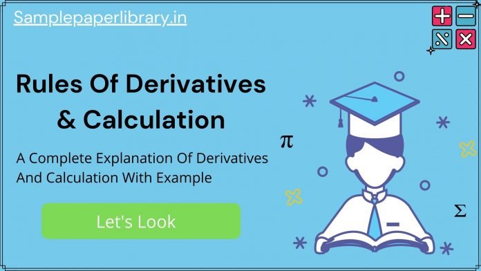 rules of derivatives and calculation